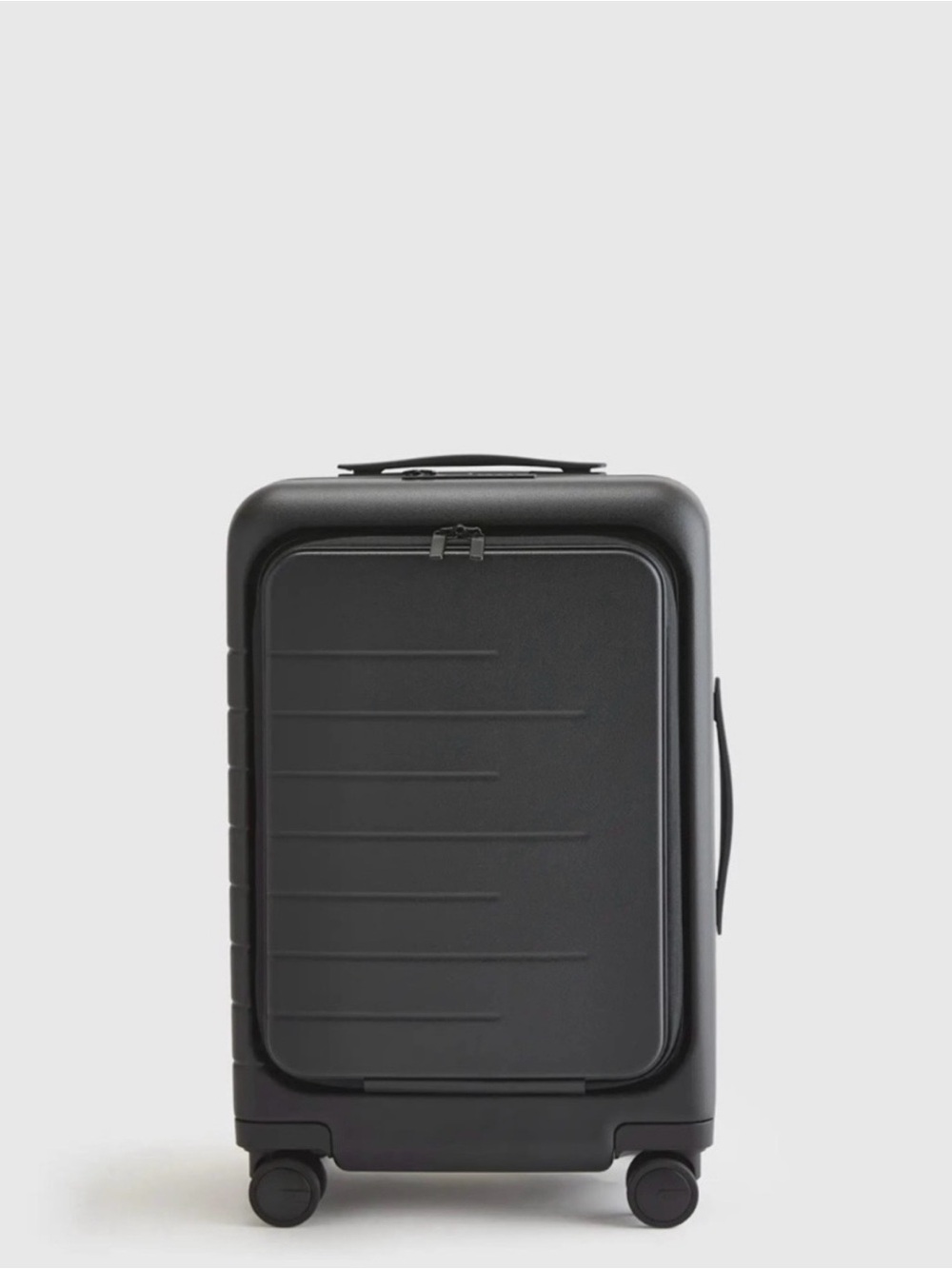 Black Carry-On Spinner Suitcase - Unbranded